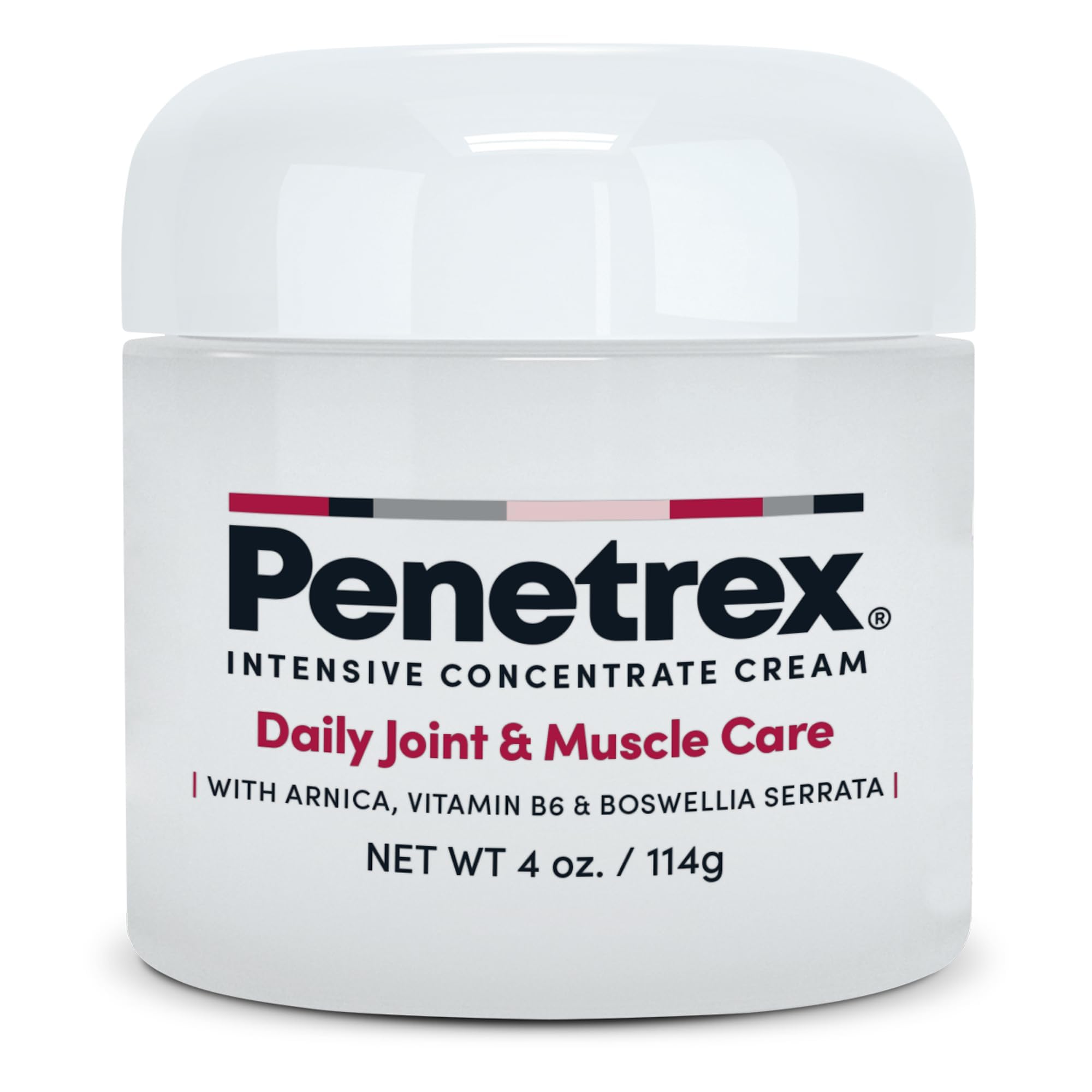Penetrex Joint & Muscle Therapy - Soothing Comfort for Back, Neck, Hands, Feet - Premium Whole Body Rub with Arnica, Vitamin B6 MSM & Boswellia - Non-Greasy 4oz Cream Penetrex buy supplements canada