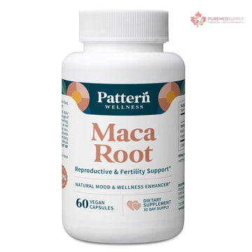 Pattern Wellness Maca Root Extract 20:1-500mg Per Serving – for Men & Women – Tri-Color Black/Red/Yellow Blend – 60 Vegan, Non-GMO Capsules Pattern Wellness buy supplements canada