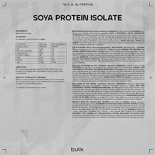 Bulk Soya Protein Isolate Powder, Vegan Protein Shake, Salted Caramel, 1 kg Bulk buy supplements canada