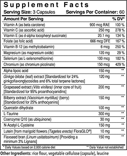 Patient One OpticOne | Supplement to Support Optic Nerve Health and Eyesight Function* | With Vitamins A and E, Lutein, ALA and More | 180 Capsules Patient One buy supplements canada