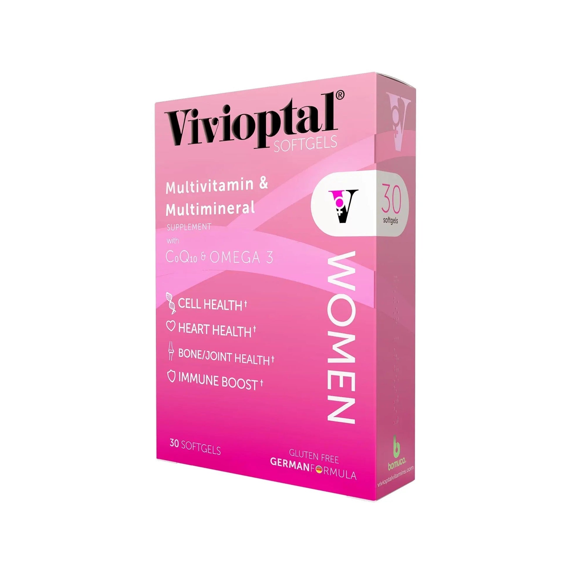 Vivioptal Women, 30 Capsules, CoQ10 & Omega-3, Multivitamin & Multimineral, Gluten Free, German Formula Vivioptal Vitamins buy supplements canada