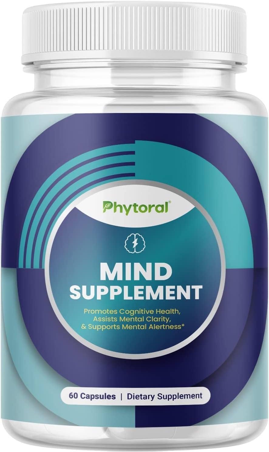 Nootropic Brain Supplement for Memory and Focus Enhancement - Vitamins for Brain Mental Health & Clarity - Cognitive Health Complex for Mind's Vitality & Mental Alert - 60 Count Phytoral buy supplements canada