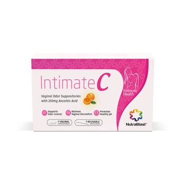 NutraBlast IntimateC Vaginal Odor Suppositories | 250mg Ascorbic Acid | Supports Odor Control NutraBlast buy supplements canada