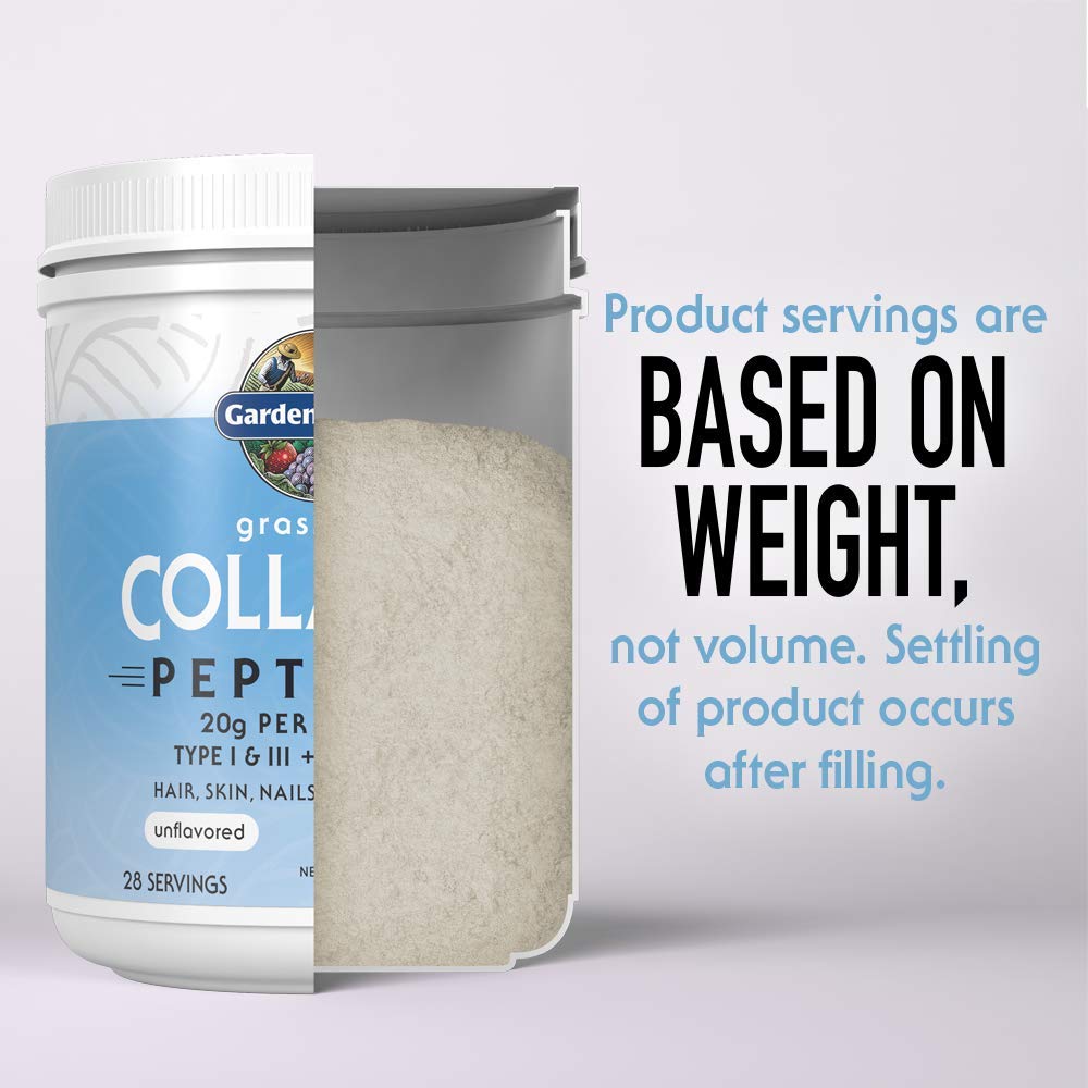 Garden of Life Grass Fed Collagen Peptides Powder Unflavored Collagen Powder for Women Men Hair Skin Nails Joints, Hydrolyzed Collagen Protein Supplements, Collagen for Women & Men, 28 Servings Garden of Life buy supplements canada