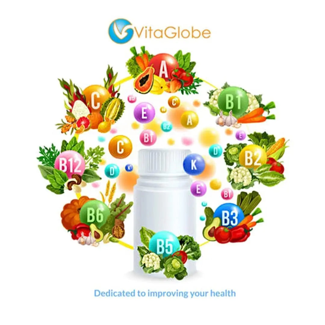 VITA GLOBE Kids Complete Multivitamin Gummies – with Vitamins A, C, D, E, B6 & B12 | Daily Immune, Growth & Wellness Support | VITA GLOBE buy supplements canada