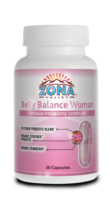 Zona Valley Belly Balance Woman 30 Capsules - Prebiotic and Microencapsulated probiotic Zona Valley buy supplements canada