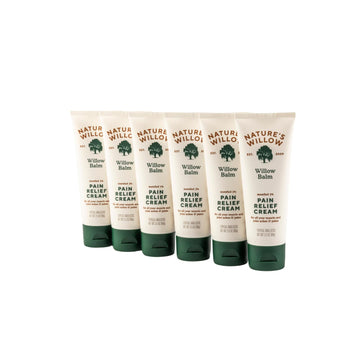 Nature's Willow Willow Balm Natural Pain Relief Cream for Muscles & Joints | Fast-Acting with Willow Bark & Menthol | Free from Artificial Fragrances & Dyes | 6-Pack | 3.5 fl oz Nature's Willow buy supplements canada