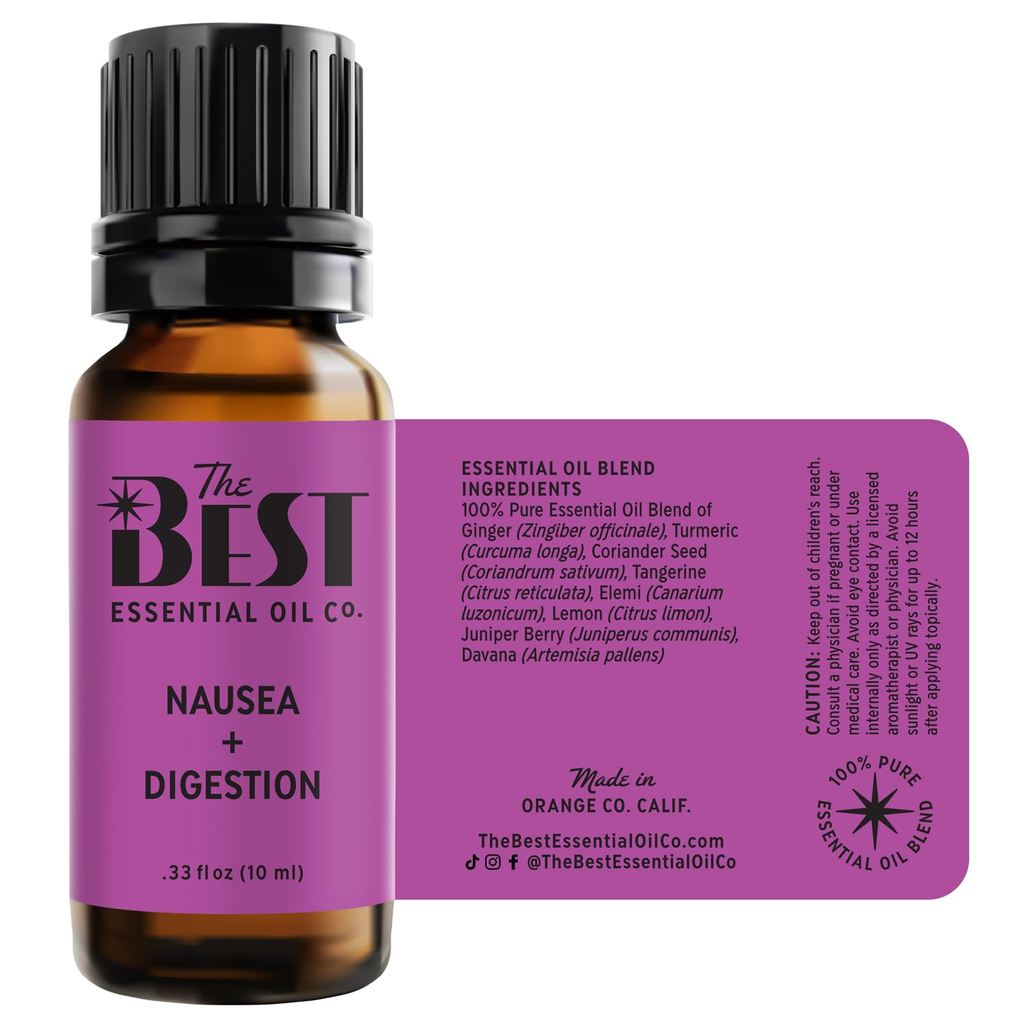 The Best Nausea + Digestion Essential Oil Blend- Premium Grade- 100% Pure & Natural for Aromatherapy The Best Essential Oil Co buy supplements canada