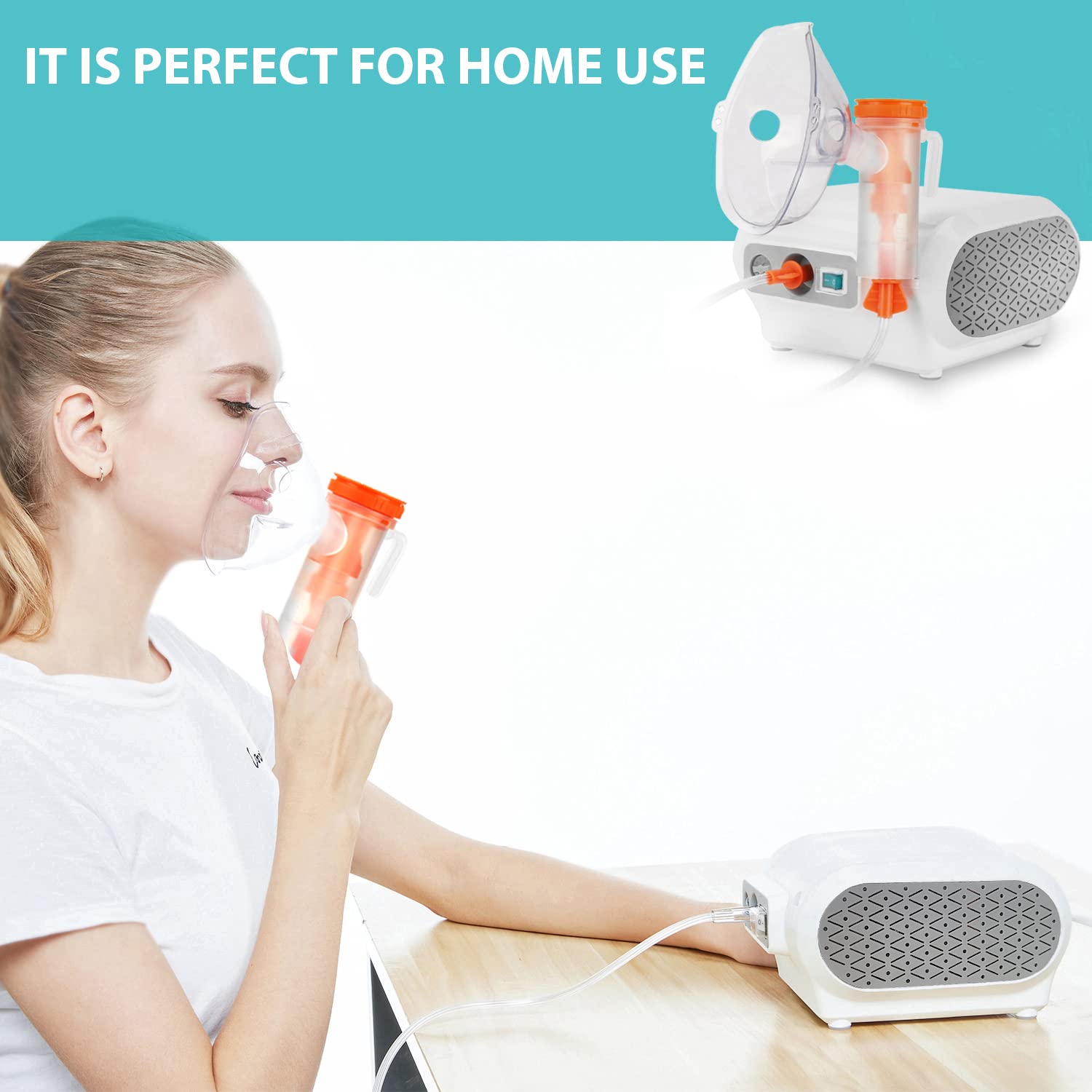 MAYLUCK Portable Compressor Nebulizer, Nebulizer Machine with 1 Set Mayluck buy supplements canada