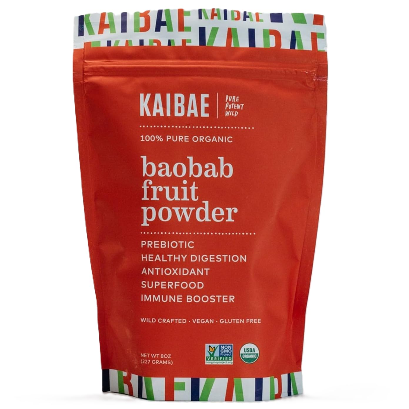KAIBAE Premium Organic Baobab Powder | Prebiotic Fiber Superfood for Gut & Metabolic Health | Vitamin C + Polyphenols | Gluten-Free, Non-GMO, Vegan | 8 oz. KAIBAE buy supplements canada