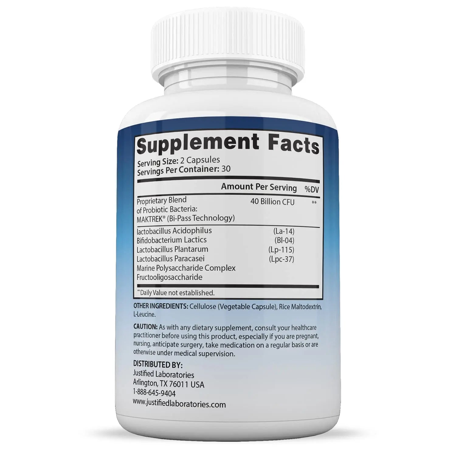 Justified Laboratories (3 Pack) Fungus Defend Max Pills 40 Billion CFU Probiotic 180 Capsules Justified Laboratories buy supplements canada