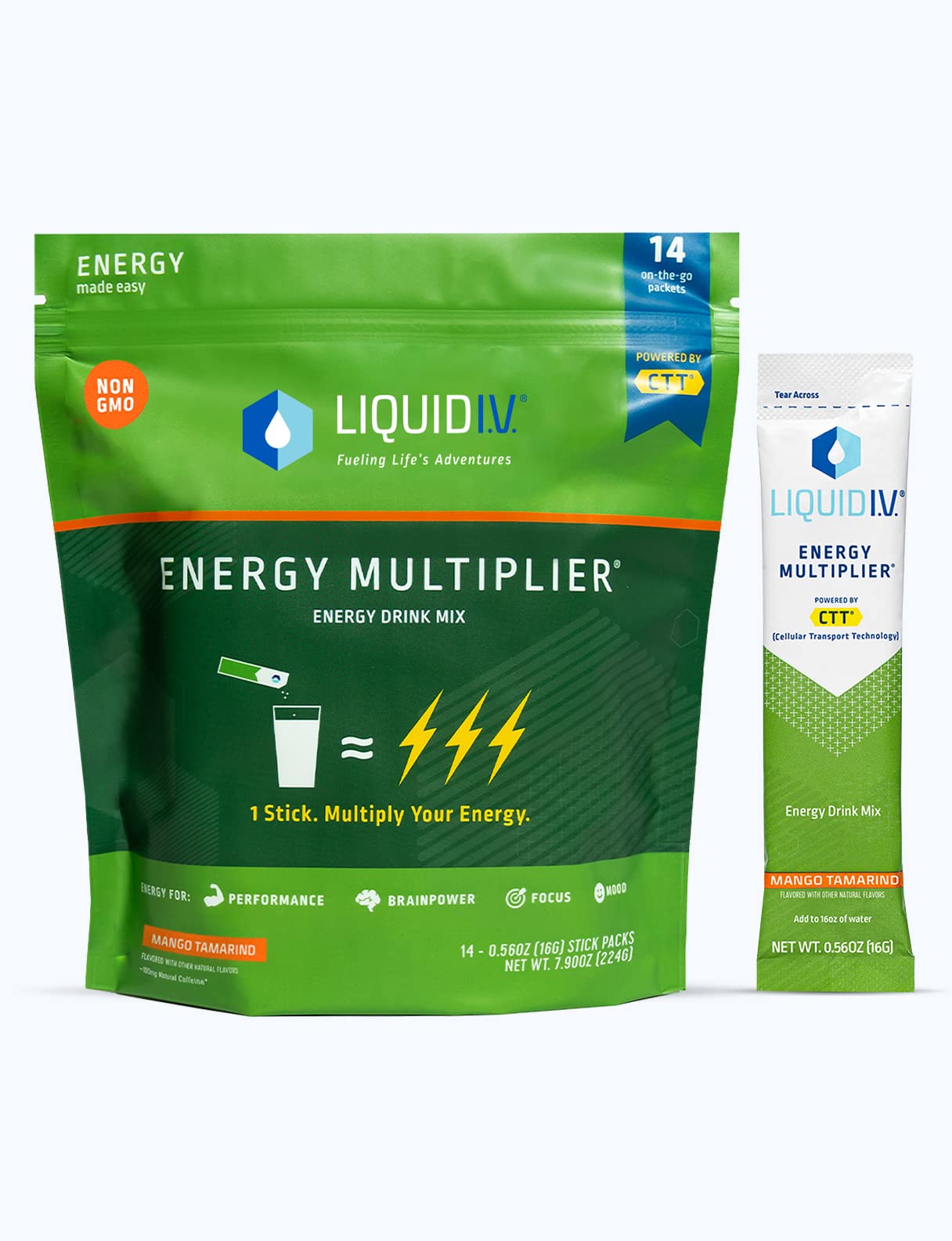 Liquid I.V. Hydration + Energy Multiplier - Mango Tamarind - Hydration Powder Liquid I.V. buy supplements canada