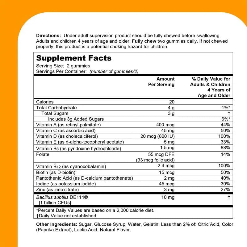 One A Day Kids Multivitamin with Probiotic, Multivitamin Gummies, Kids Probiotic for Digestive Health, Gummy Vitamins ONE A DAY buy supplements canada