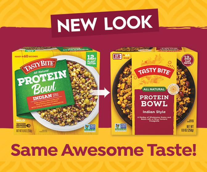 TASTY BITE Indian Protein Bowl, 8.8 Ounce, Pack of 6, Ready to Eat, Microwaveable TASTY BITE buy supplements canada