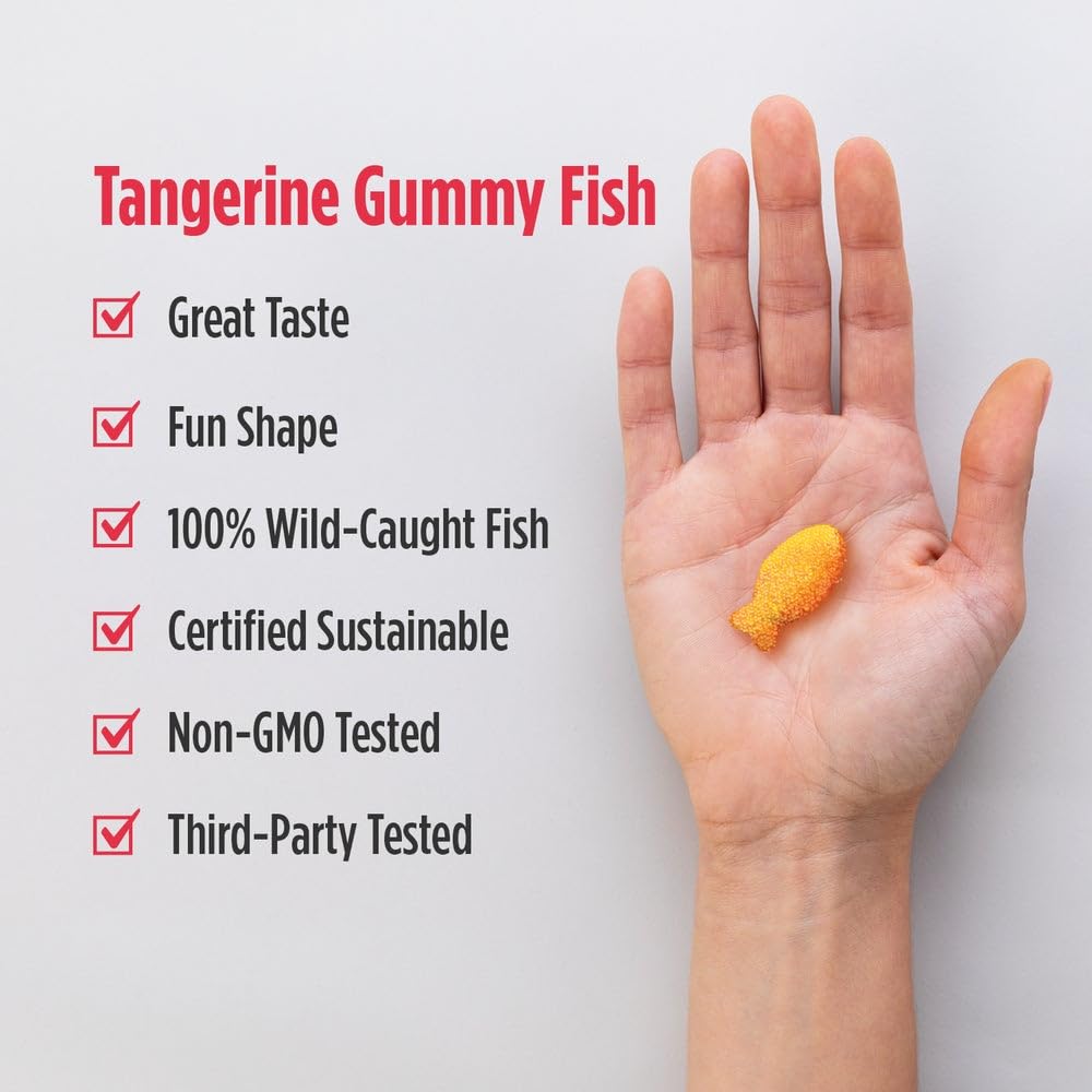 Nordic Naturals Nordic Omega-3 Gummy Fish, Tangerine - 30 Gummy Fish - 124 mg Total Omega-3s with EPA & DHA - Non-GMO - 30 Servings Nordic Naturals buy supplements canada