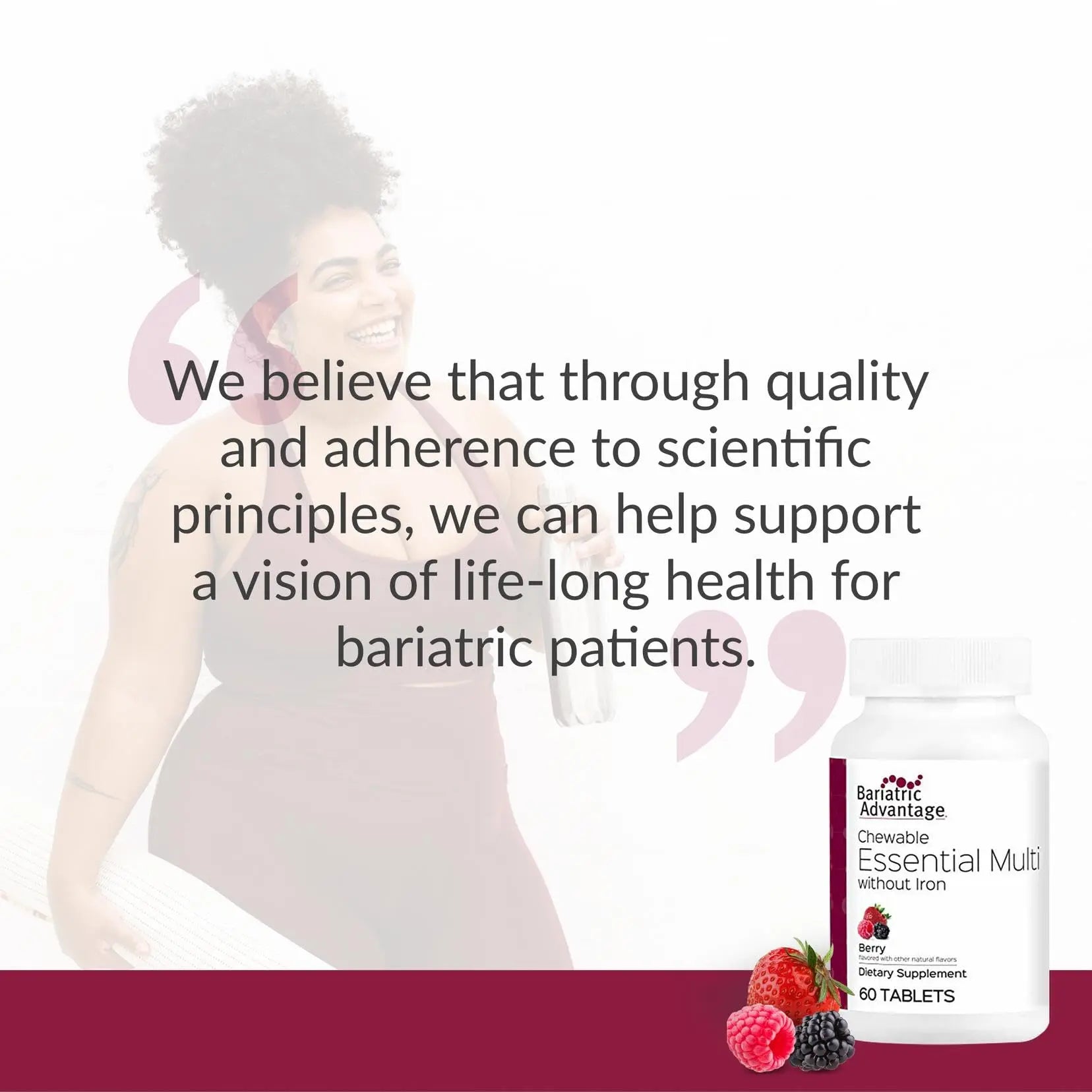 Bariatric Advantage Chewable Essential Multivitamin Without Iron - 200 DV of Key Nutrients - Trace Mineral Support Bariatric Advantage buy supplements canada