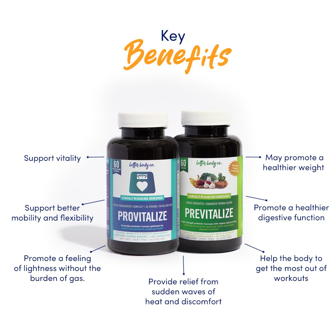 Better Body Co. Original Slim Gut Bundle | Provitalize & Previtalize Bundle - Natural Menopause Better Body Co. buy supplements canada