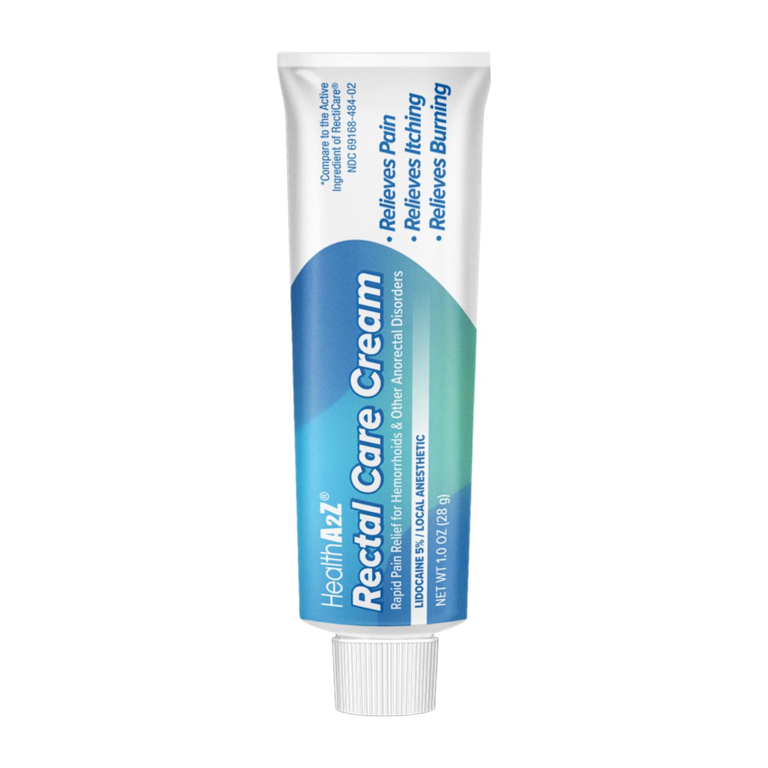 HealthA2Z® Rectal Care Cream | Lidocaine 5% / Local Anesthetic | 28g Tube | Topical Numbing Cream & Other Anorectal Disorders | Relieves Pain, Itching & Burning HealthA2Z buy supplements canada