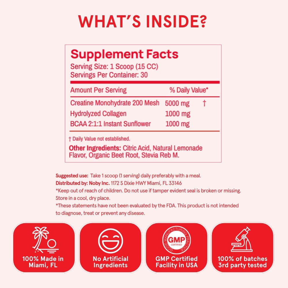 Peach Perfect Creatine Blend for Women – Micronized Creatine Monohydrate with BCAA & Collagen for Glute Strength Support – Pink Lemonade – 30 Servings Peach Perfect buy supplements canada