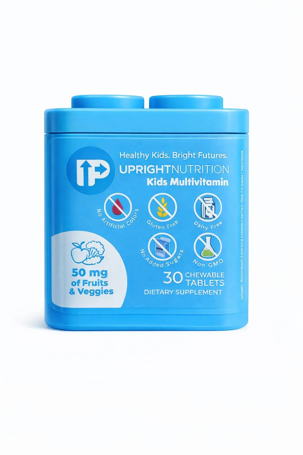 Upright Nutrition Children's Multivitamin | 30 Day Supply | Chewable, Sugar-Free | 17+ Essential Vitamins & Minerals with 50mg of Fruits & Veggies Upright Nutrition buy supplements canada