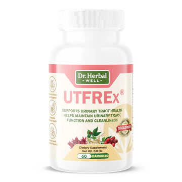 DR. HERBAL WELL UTFREX Clinically Proven Urinary Tract UTI Health Supplement Natural Support Cleanse Flush Protect (No Probiotics & D-Mannose) – 60 Capsules DR. HERBAL WELL buy supplements canada