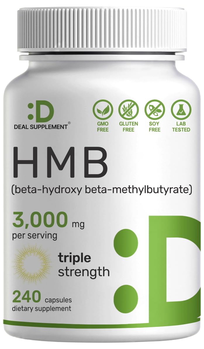 Ultra Strength HMB Supplements 3,000mg Per Serving, 240 Capsules | Third Party Tested | Supports Muscle Growth, Retention DEAL SUPPLEMENT buy supplements canada