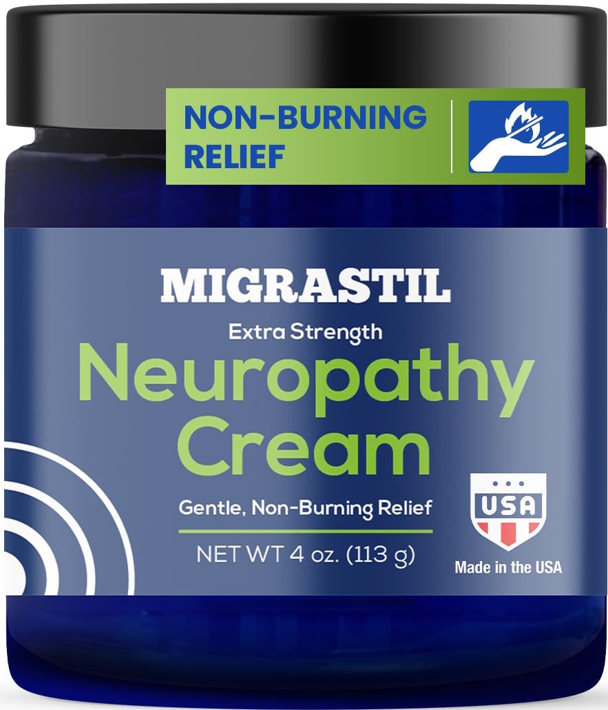 Basic Vigor Migrastil Extra Strength Neuropathy Cream (4 oz) and PainBlock Roll-On (3 oz) Bundle Basic Vigor buy supplements canada