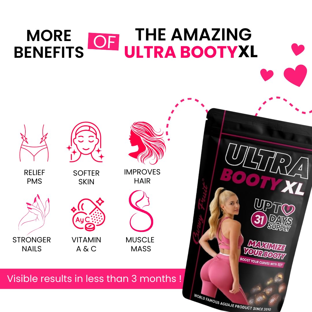 Curvy Fruit Maximum Booty Growth – Ultra Booty Powder with Aguaje + Black Maca – Glute Volume Supplement for Women Curvy Fruit buy supplements canada