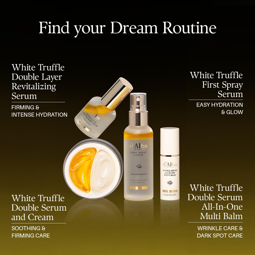 d'alba Piedmont White Truffle Double Serum All-in-one Multi Balm, Stick Balm, Vegan Skincare with Vitamin C and Vegan Collagen d'alba Piedmont buy supplements canada