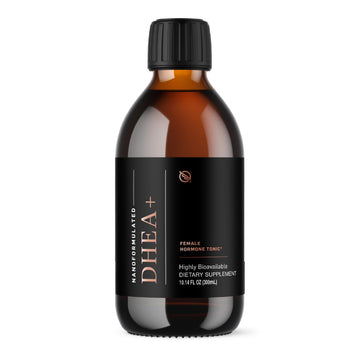 Quicksilver Scientific Nanoformulated Liquid DHEA+ Female Tonic - Micronized DHEA, Pregnenolone, DIM, Chrysin + Herbal Extracts for Woman - Menopause + Perimenopause Support (10.14oz / 300ml) Quicksilver Scientific buy supplements canada