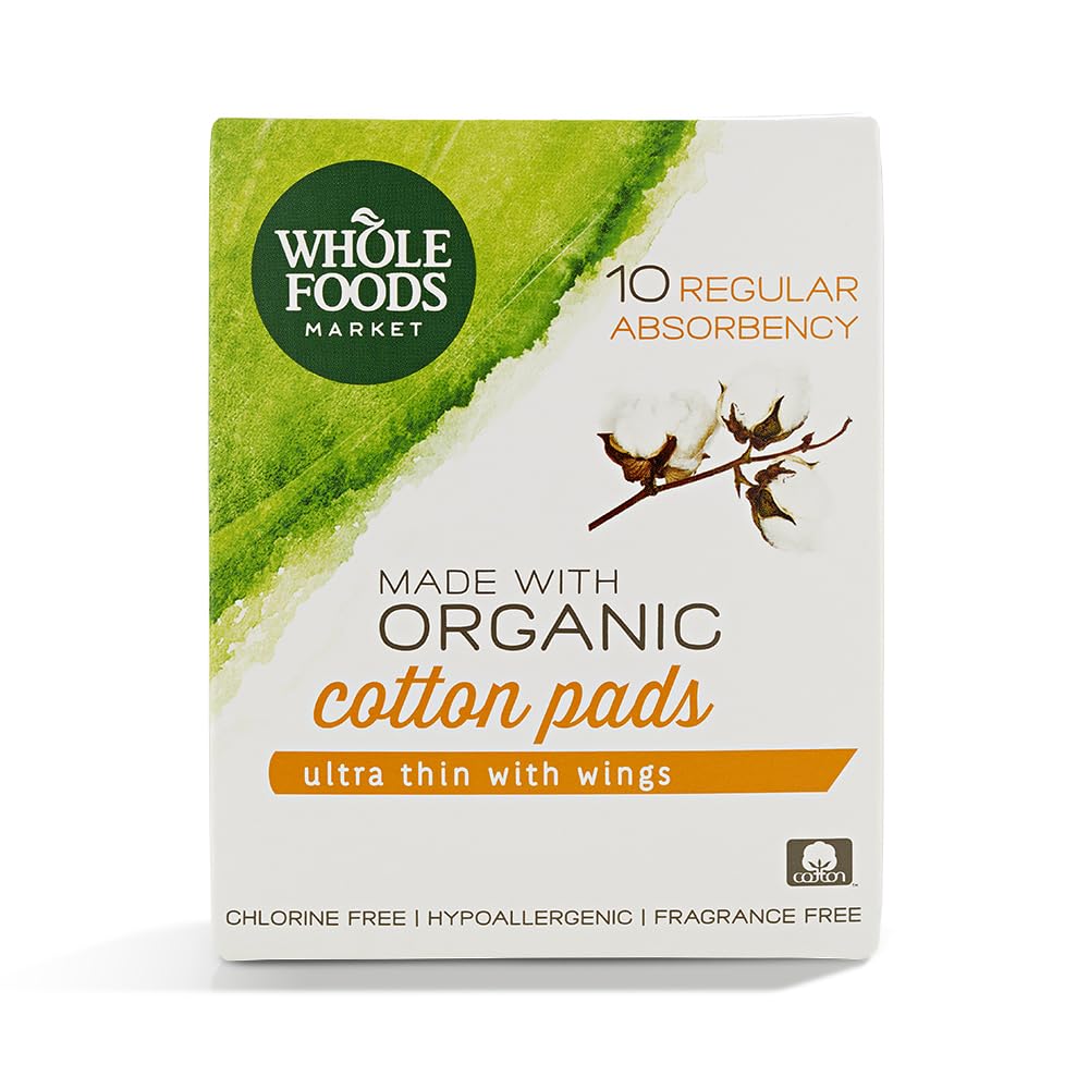 Azalea, Organic Cotton Pads, Regular, 10 ct 365 by Whole Foods Market buy supplements canada