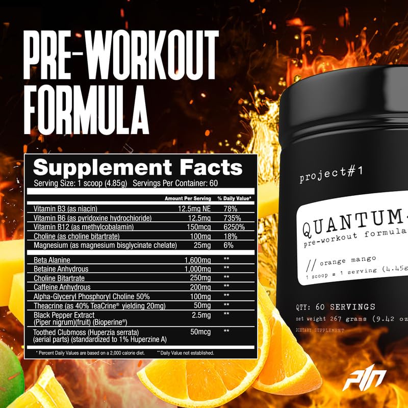 Project #1 Quantum-X Nutrition: Advanced Pre-Workout Powder for Men and Women Project #1 buy supplements canada