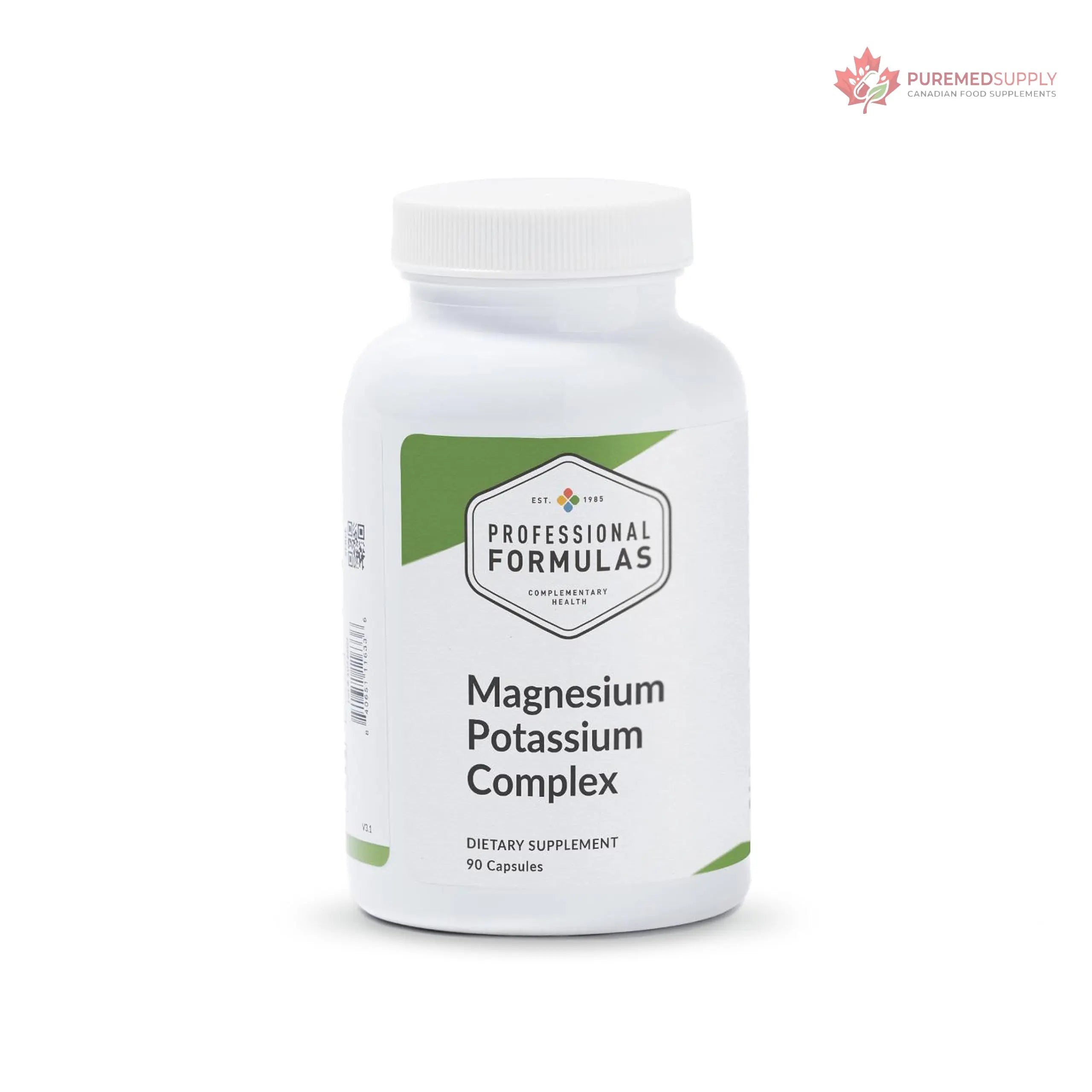 Professional Formulas Magnesium Potassium Complex – Highly Absorbable Magnesium (Malate & Citrate) and Potassium Citrate – Supports Healthy Muscle, Nerve, Heart, and Electrolyte Balance – 90 Capsules PROFESSIONAL COMPLEMENTARY HEALTH FORMULAS buy supplements canada