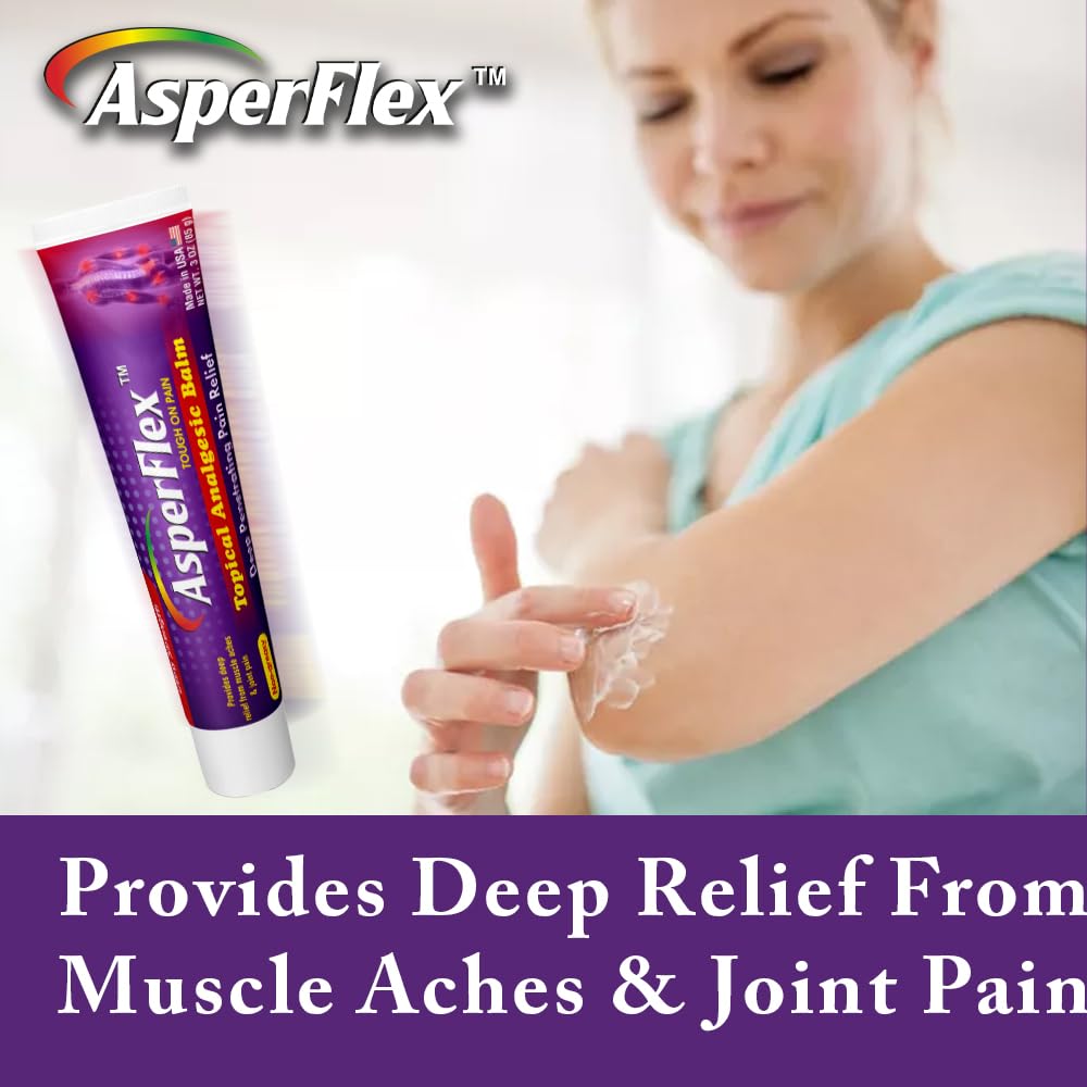 ASPERFLEX Ultra Strength Topical Analgesic Pain Relief Cream for Arthritis, Muscle, and Joint Pains -3 oz by Akronpharma. ASPERFLEX buy supplements canada