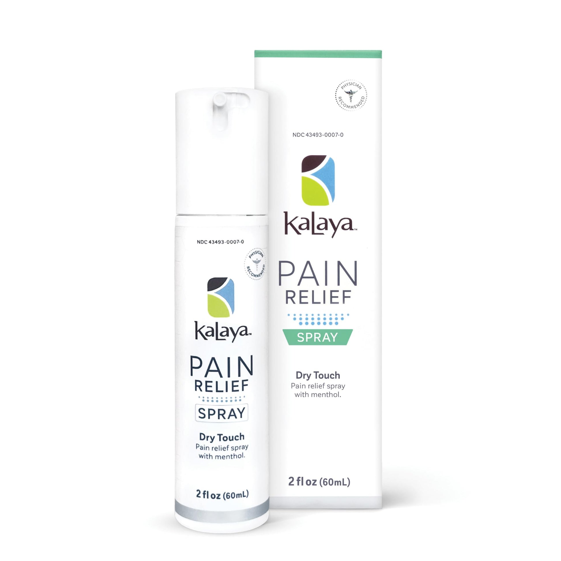 Kalaya Pain Relief Spray - Fast-Acting, Quick-Drying Muscle Rub for Joint Pain Relief and Muscle Pain - with Eucalyptus, Menthol, Methyl Salicylate, Camphor - Ideal for Easing Back Pain - 2 oz Kalaya Naturals buy supplements canada