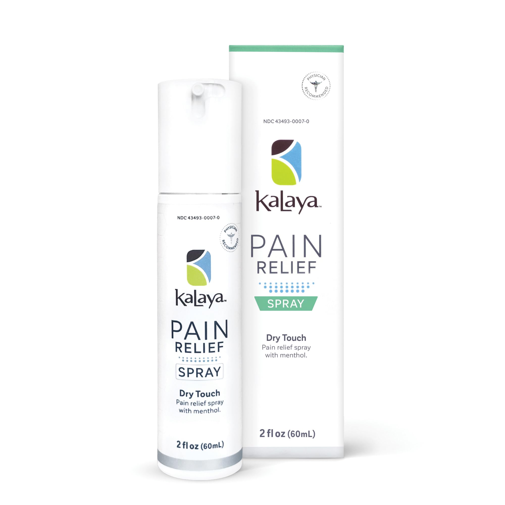 Kalaya Pain Relief Spray - Fast-Acting, Quick-Drying Muscle Rub for Joint Pain Relief and Muscle Pain - with Eucalyptus, Menthol, Methyl Salicylate, Camphor - Ideal for Easing Back Pain - 2 oz Kalaya Naturals buy supplements canada