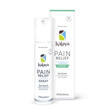 Kalaya Pain Relief Spray - Fast-Acting, Quick-Drying Muscle Rub for Joint Pain Relief and Muscle Pain - with Eucalyptus, Menthol, Methyl Salicylate, Camphor - Ideal for Easing Back Pain - 2 oz Kalaya Naturals buy supplements canada