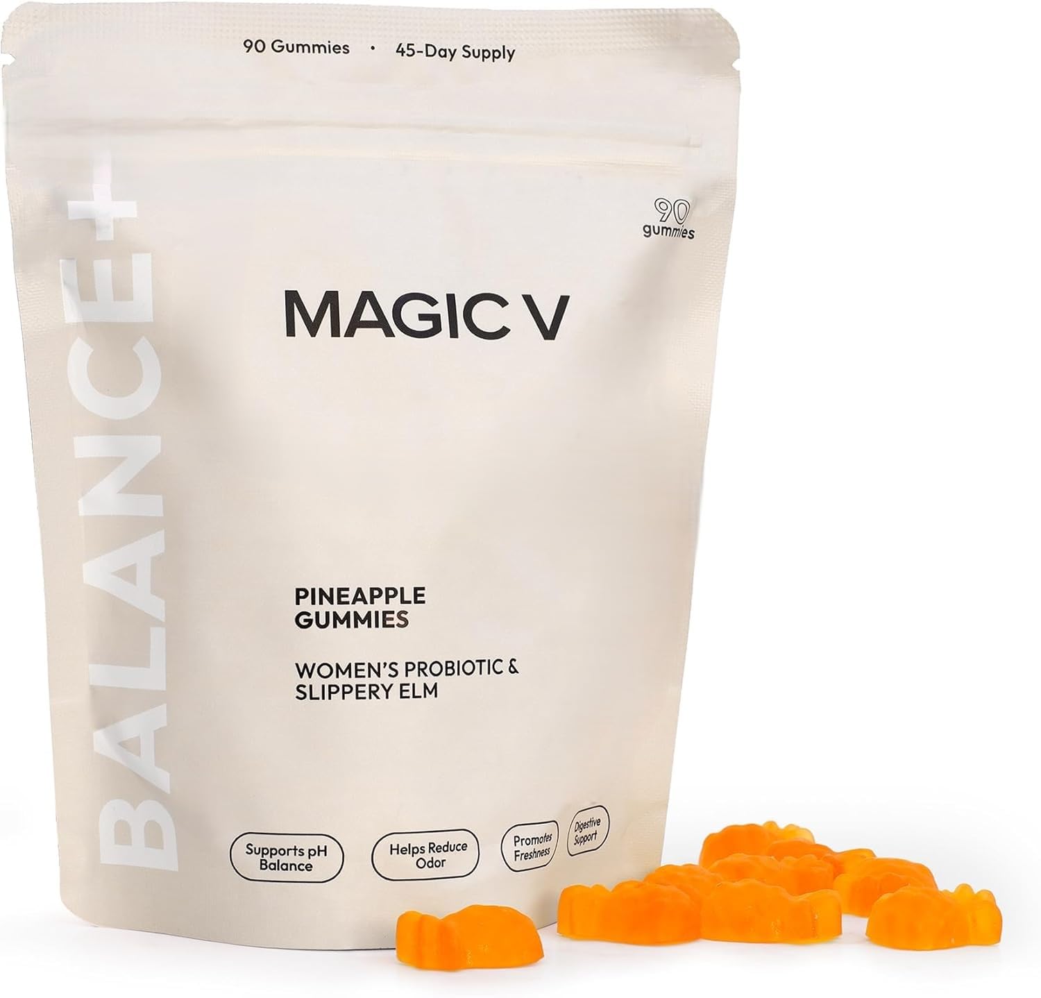 Magic V Care – Premium Feminine Balance Gummies – Women’s Wellness & pH Support – Vaginal Health, Immunity & Hormonal Balance – Vegan, Gluten-Free – Tropical Pineapple – 90 Gummies – 45 Servings Magic V Steam buy supplements canada