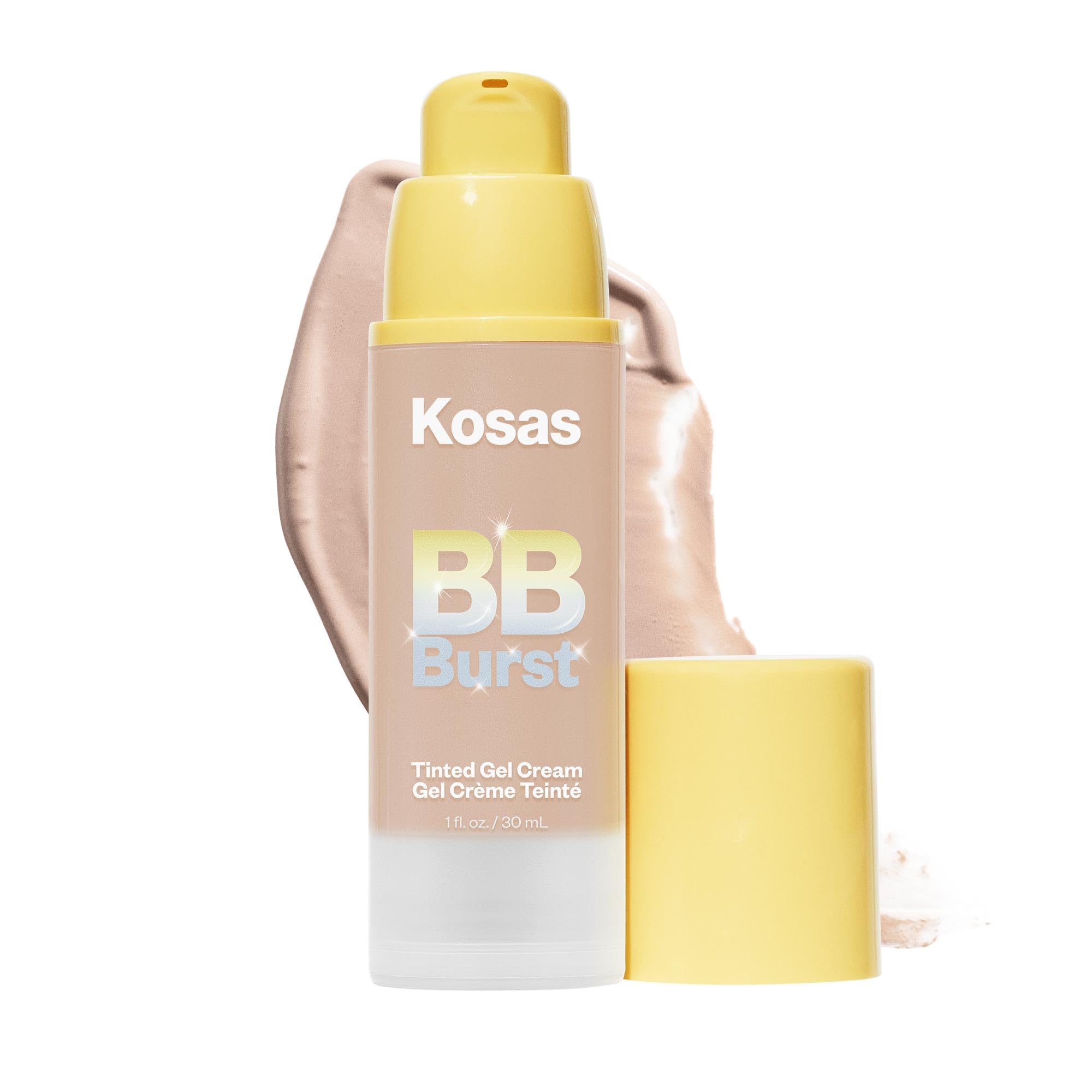 Kosas BB Burst Tinted Face Gel Cream - Supports Healthy Collagen, Smoothes Skin, Hydrates & Moisturizes - Lightweight Buildable Coverage - Light Medium Neutral 21, (1 Oz/30 ML) Kosas buy supplements canada