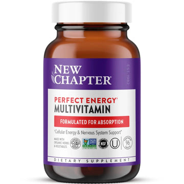 New Chapter Energy Supplement - Perfect Energy Multivitamin for Balanced Energy + Stress Support with B Vitamins + Vitamin D3 New Chapter buy supplements canada