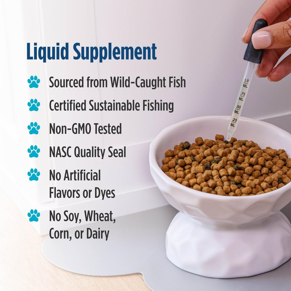 Nordic Naturals Omega-3 Cat, Unflavored - 2 oz - 304 mg Omega-3 Per One mL - Fish Oil for Cats with EPA & DHA - Promotes Heart, Skin, Coat, & Immune Health - Non-GMO Nordic Naturals buy supplements canada