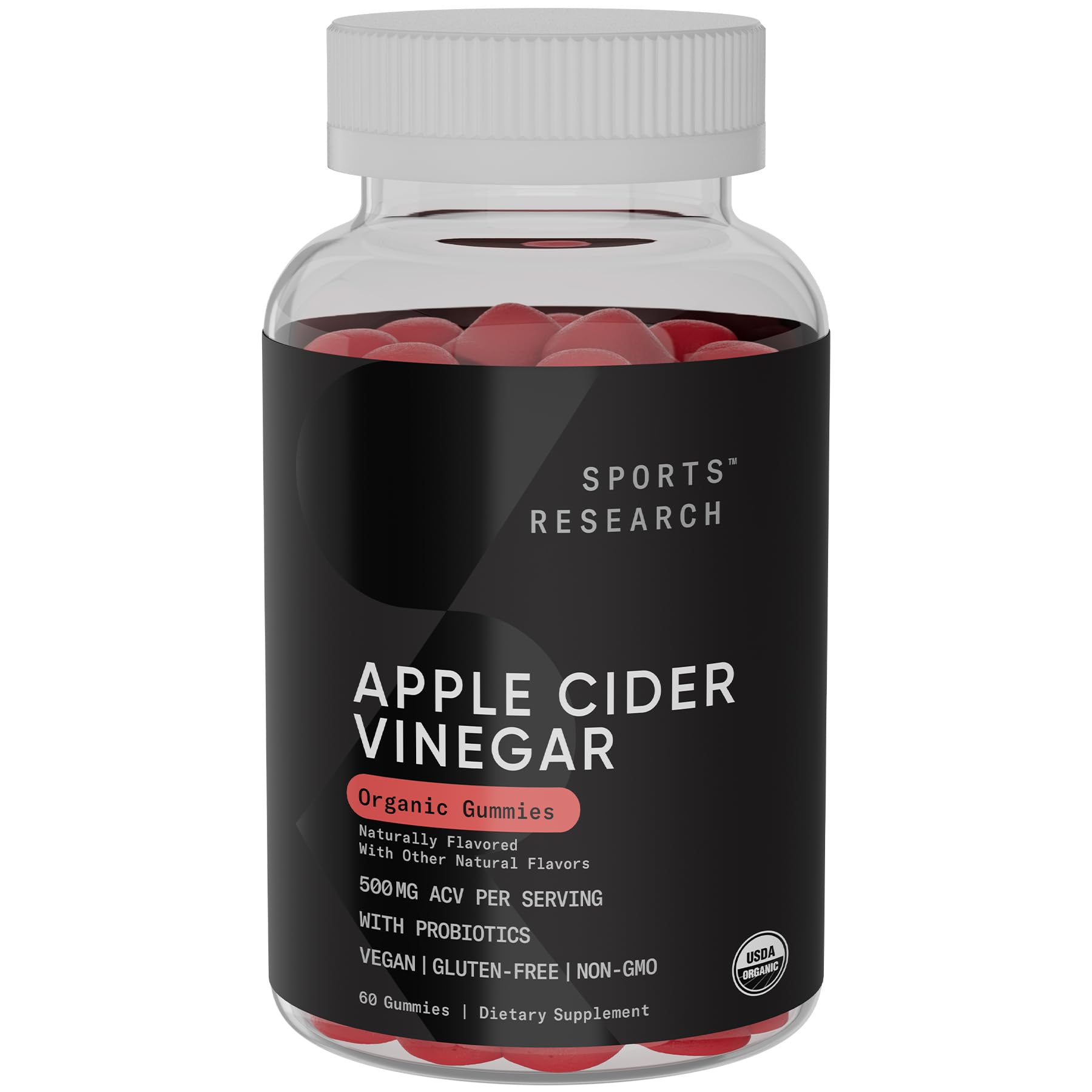 Sports Research Organic Apple Cider Vinegar Gummies with The Mother - USDA Organic Sports Research buy supplements canada