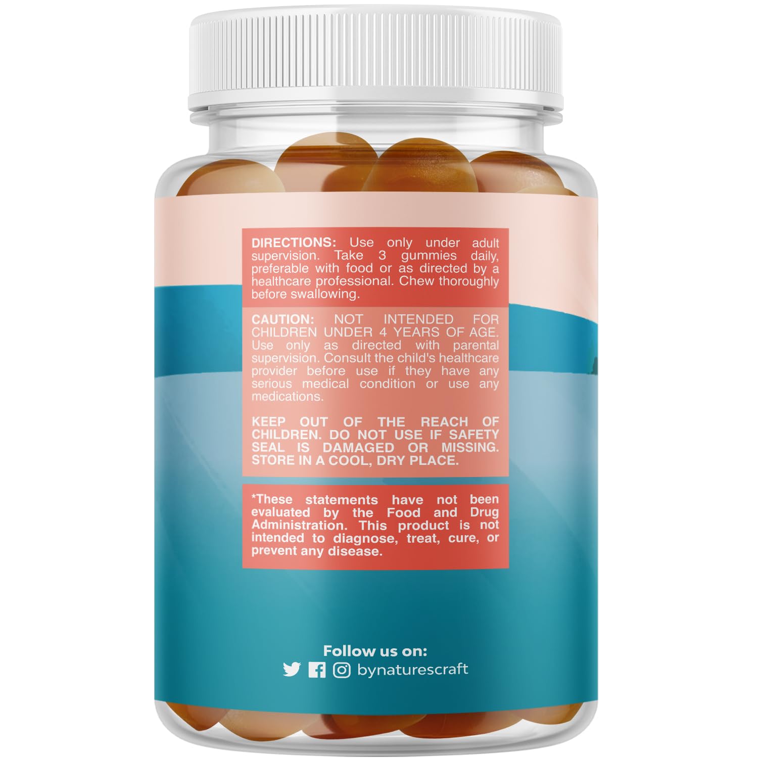 Kids Focus Gummies - Nootropics Brain Support Supplement for Kids with Green Tea Extract, B6 & B12 Vitamins for Memory and Brain Focus - Herbal Concentration Chews for Children - 90 Count Natures Craft buy supplements canada
