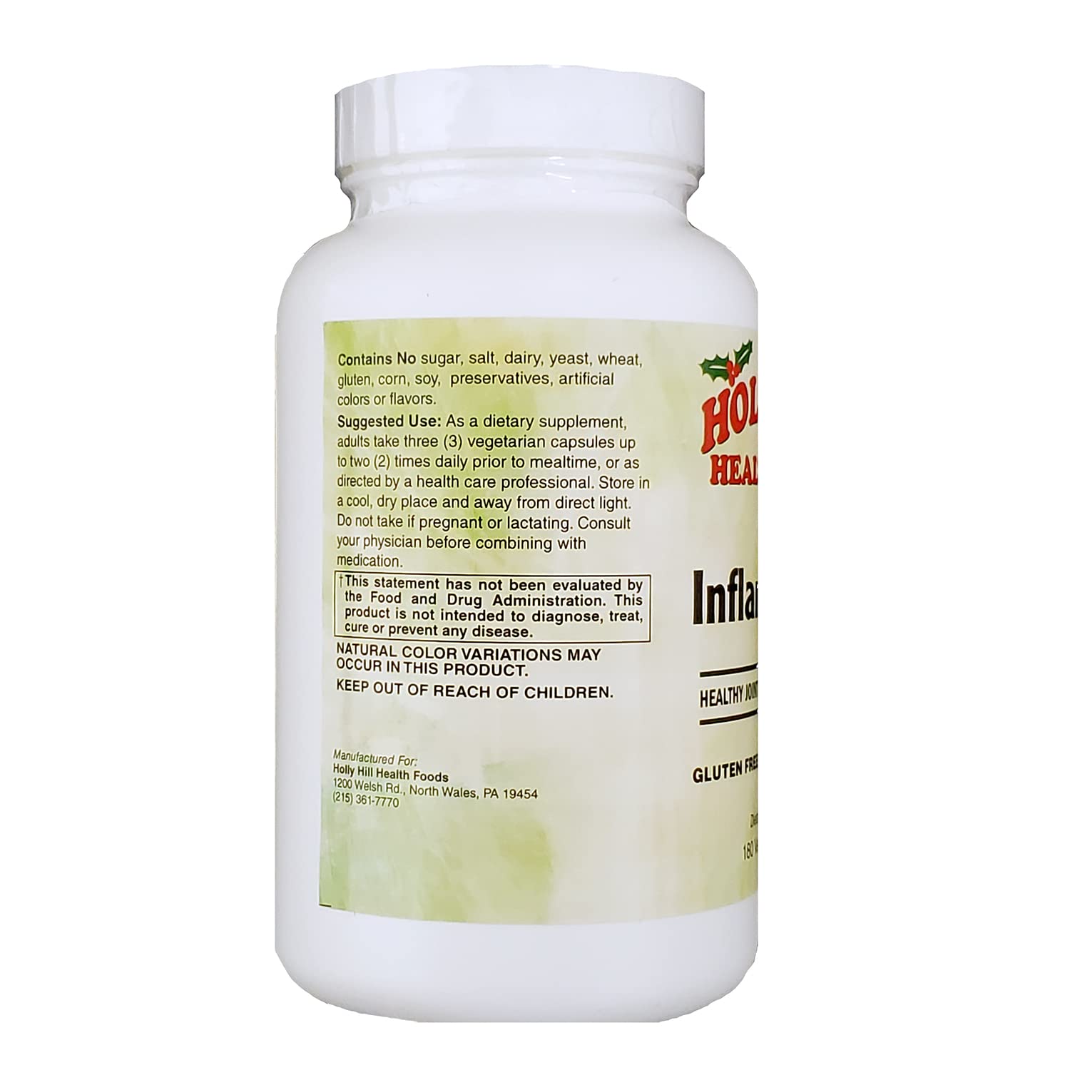 Holly Hill Health Foods, Inflammove (Healthy Joint & Mobility Support*), 180 Vegan Capsules Holly Hill Health Foods buy supplements canada
