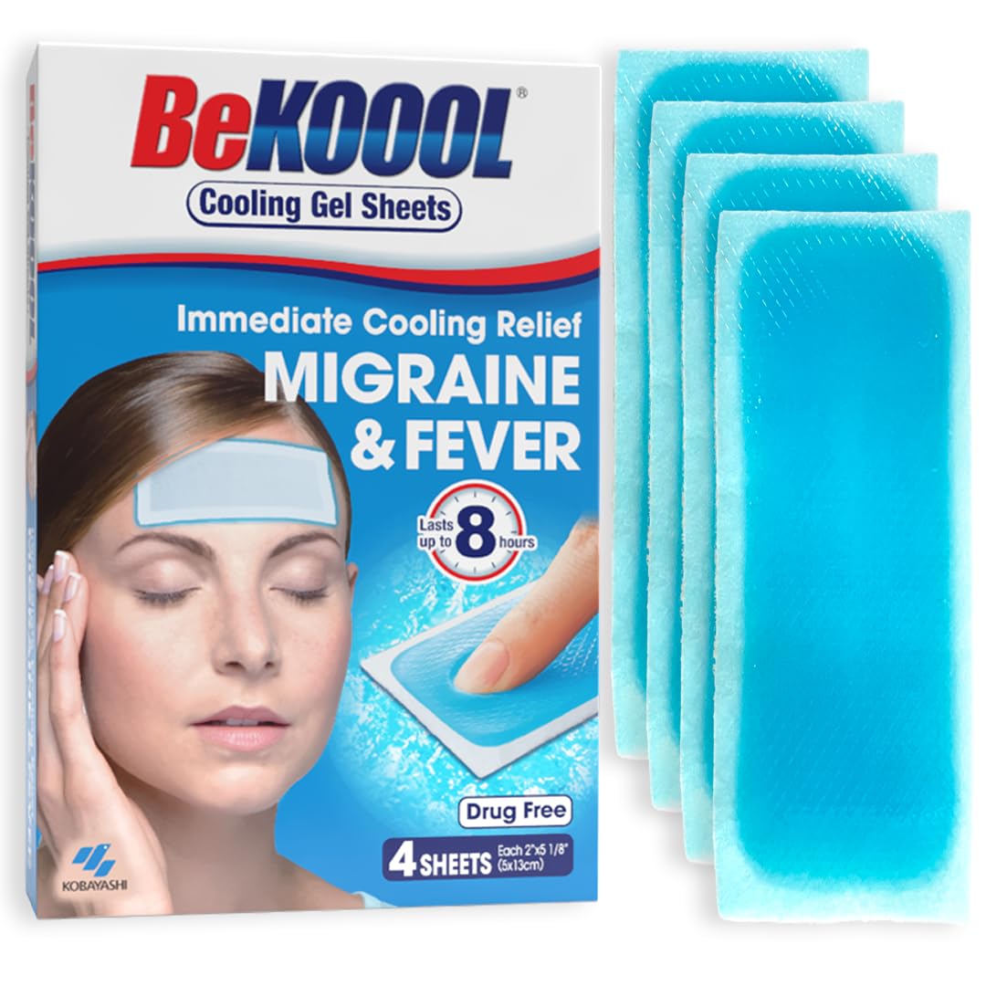 BeKOOOL Migraine Gel Sheets - 4 Count BeKoool buy supplements canada