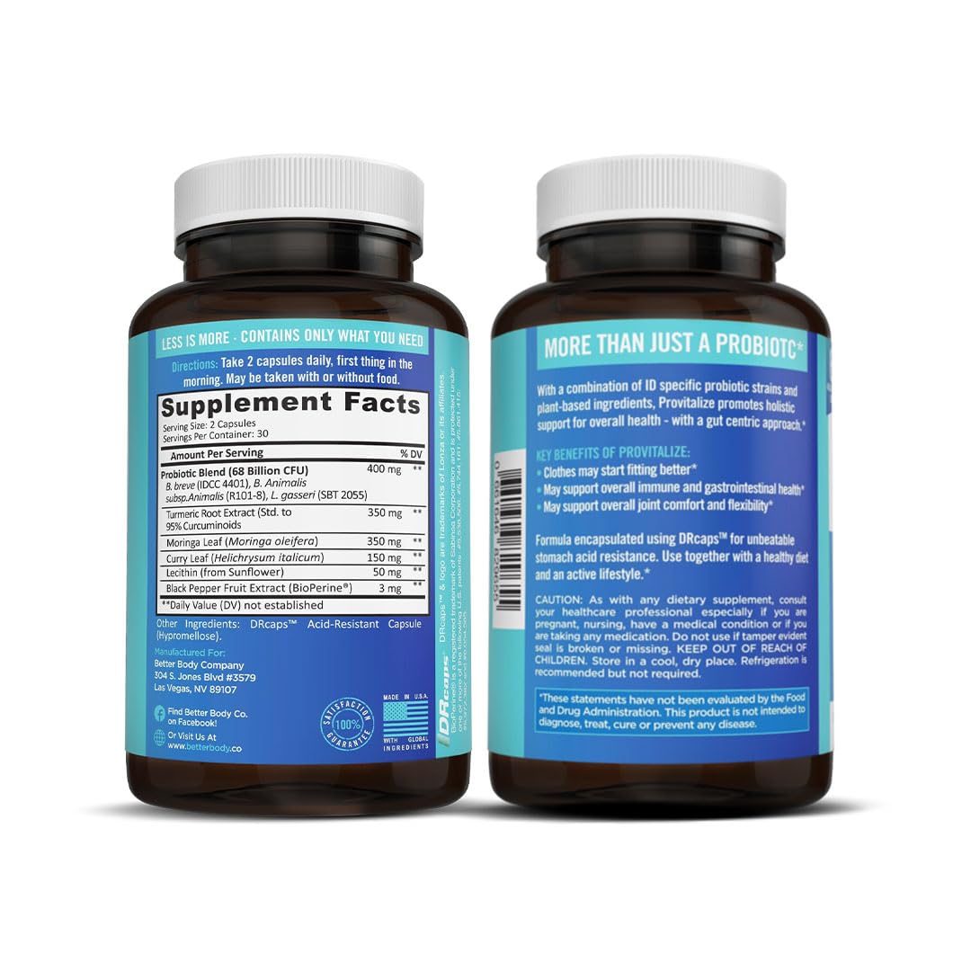 Better Body Co. Provitalize | Probiotics for Women - 60 Caps Better Body Co. buy supplements canada