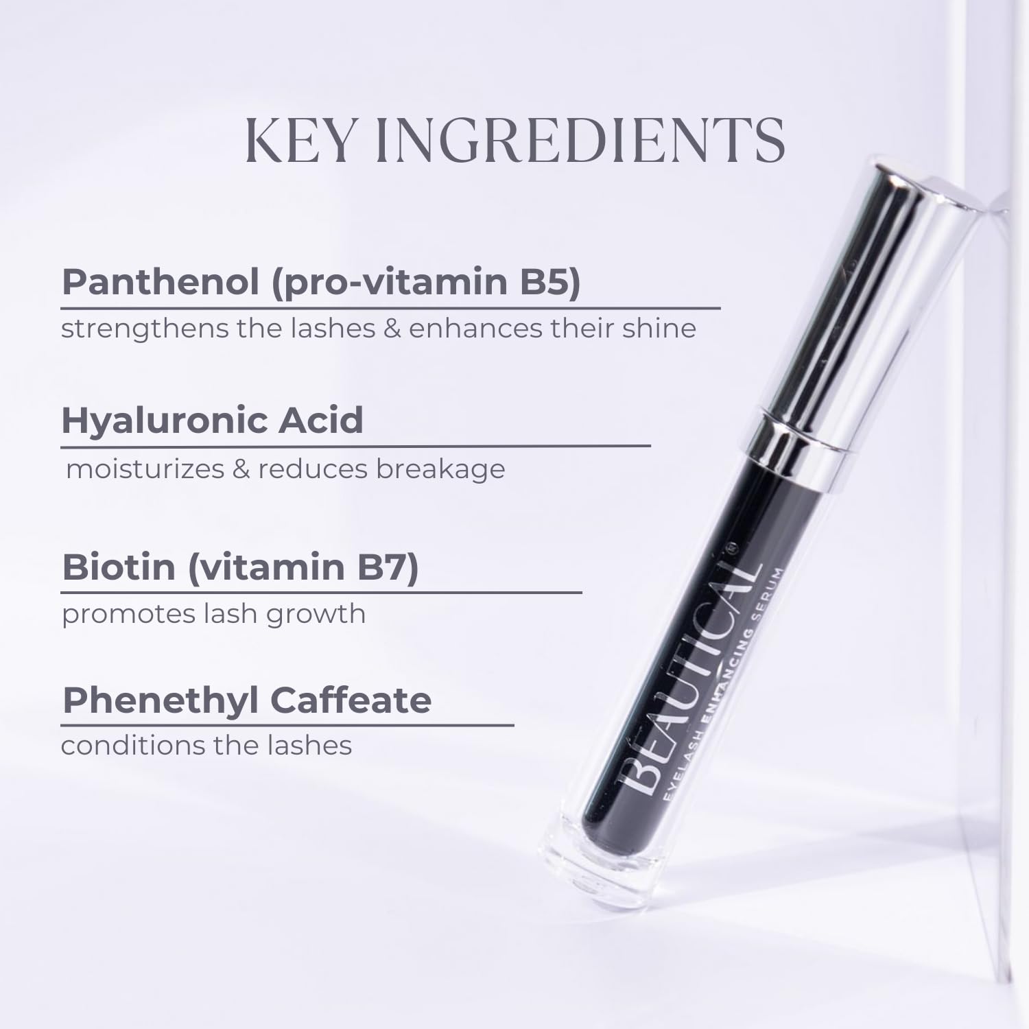 BEAUTICAL Eyelash Serum – Lash Enhancing & Conditioning Formula with Botanical Ingredients for the Appearance of Fuller, Shinier & Healthier-Looking Lashes – Nourishing Lash Care, 3ml BEAUTICAL buy supplements canada