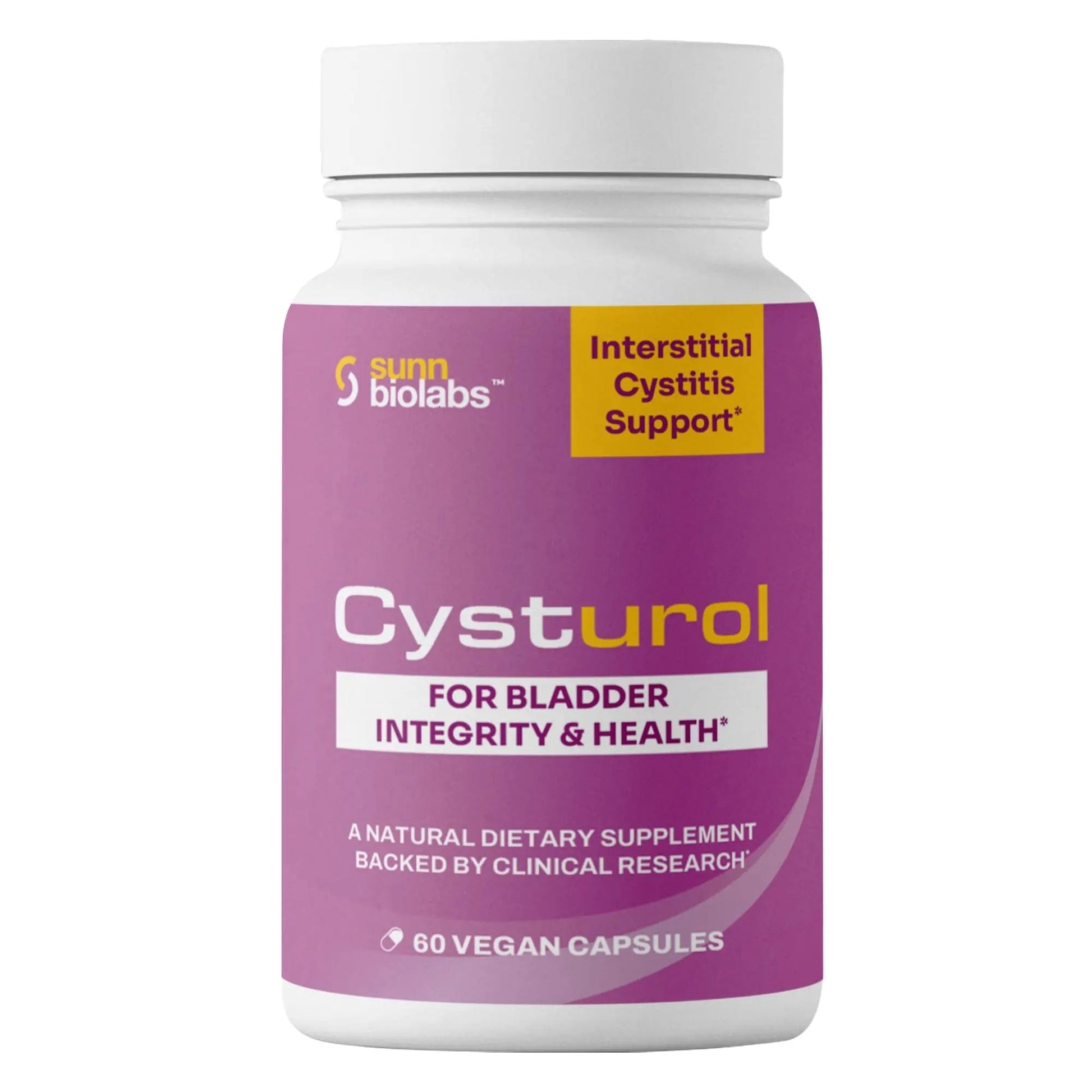 CYSTUROL® Bladder Support Supplement | Interstitial Cystitis (IC) | Bladder Pain | Urinary Tract Health | Clinically Studied Formula for Bladder Inflammation, UTI, Mast Cell Support & Urinary Urgency SUNN BIOLABS buy supplements canada