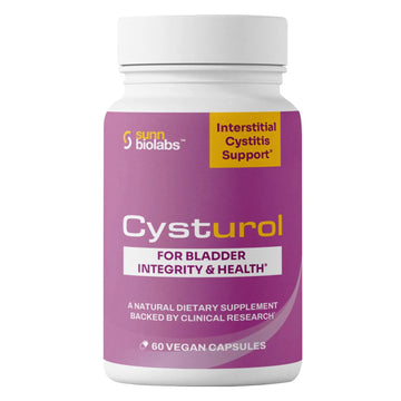 CYSTUROL® Bladder Support Supplement | Interstitial Cystitis (IC) | Bladder Pain | Urinary Tract Health | Clinically Studied Formula for Bladder Inflammation, UTI, Mast Cell Support & Urinary Urgency SUNN BIOLABS buy supplements canada