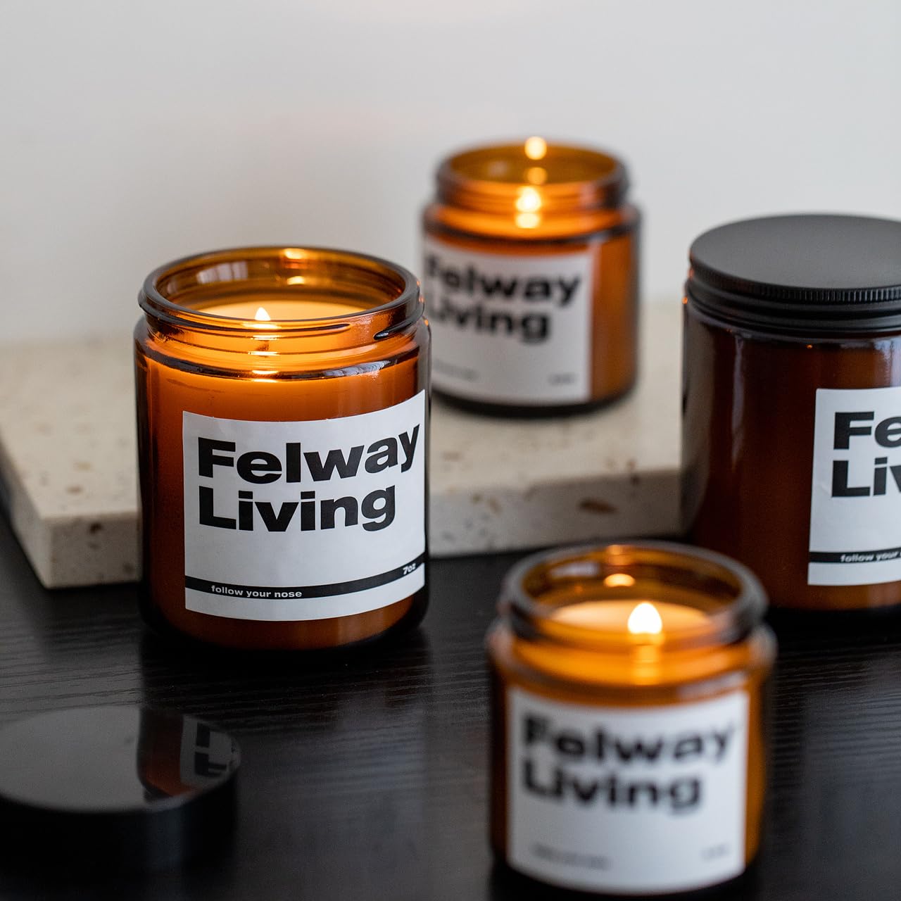 FELWAY Vanilla Scented Candle, Organic Soy Candle for Home Scented, 7 oz Long Lasting, Gift for Women's FELWAY buy supplements canada